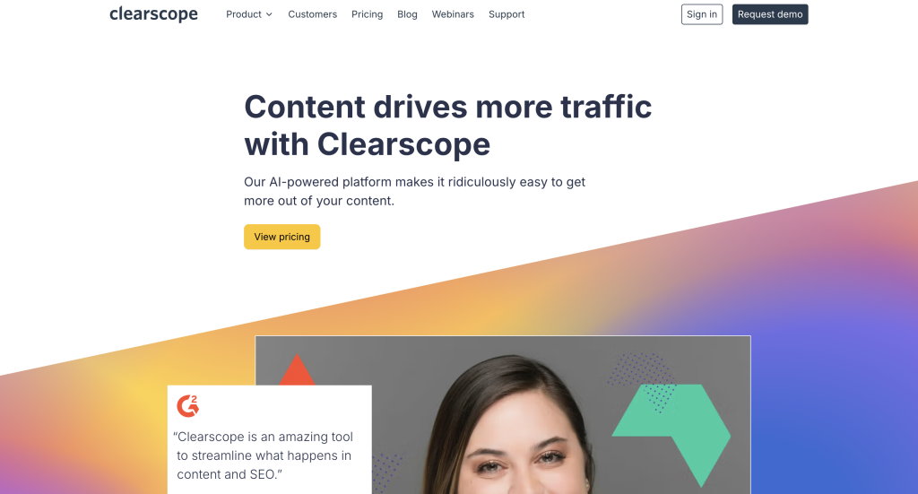 Clearscope ai for seo